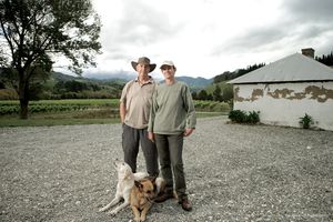 Chris and Lynn Wilson, grapegrowers.